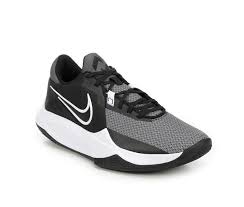 Nike Precision 6 Black/White/Iron Grey/White Men's Basketball Shoes, Size: 11