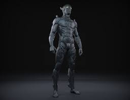 Sci Fi Character 02 3d Model Obj Ztl 2 Starcitizenspaceships Star Citizen Sci Fi Cyber Ninja