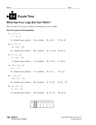 −5 −4 −3 −2 −1 0 123456789 5 5 each solution is. 5 4 Puzzle Time Answer Key Fill Online Printable Fillable Blank Pdffiller