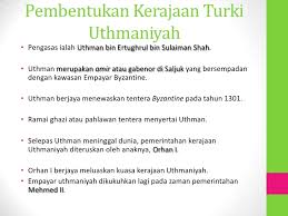 Migrasi ekonomi dan politik memberi pengaruh besar bagi seluruh kesultanan. Sumbangan Kerajaan Uthmaniyah