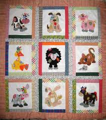 Raggedy Farmyard Animal Baby Quilt Farm Quilt Baby Quilts