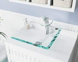 While the glass sinks at decorplanet.com are consistent with their intended designs, using glass as an artistic medium allows for subtle variances and individual flare. 603 Crystal Glass Vessel Sink