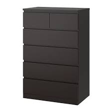 Malm 6 Drawer Chest Black Brown 31 1 2x48 3 8 Ikea Black Chest Of Drawers Chest Of Drawers Black Bedroom Furniture