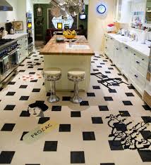 Mobile home floor plans house floor plans installing tile floor slate flooring hexagon tiles ottawa. Crazy Fun Linoleum Eclectic Kitchen Los Angeles By Crogan Inlay Floors Houzz