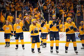 A nashville predators fan was charged with possessing instruments of a crime for throwing a catfish on the ice during his team's stanley cup final opener. Sgw3jshpvy4clm