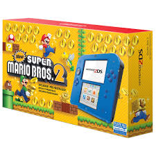 Comprar consola nintendo 2ds negra azul 2 juegos en caja e308587. Nintendo 2ds New Super Mario Bros 2 Bundle Blue Ftrsbcdv B H