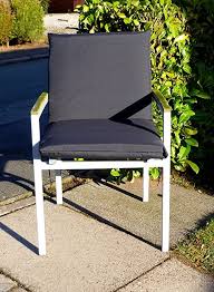 Great savings & free delivery / collection on many items. Zippy Waterproof Low Back Armchair Chair Cushion Garden Furniture Plain Black Amazon Co Uk Garden Outdoors