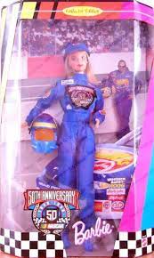 Barbie is a fashion doll manufactured by the american toy company mattel, inc. 1998 50th Anniversary Nascar Barbie Value Online Shopping