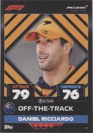 2022 Topps Turbo Attax F1 Formula 1 Daniel Ricciardo OFF-THE-TRACK #45