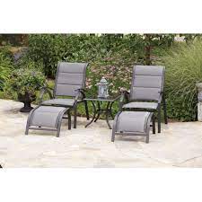 Amazon Com Living Accents S12s050w 1 Watson Sling Chat Set 5 Piece Outdoor And Patio Furni Patio Furniture Sets Outdoor Furniture Sets Patio Lounge Chairs