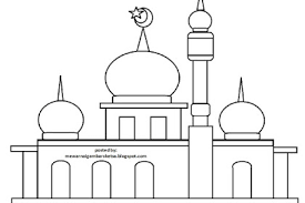 Dibangun pada 1965, masjid ini diberi nama majid merah karena semua dinding interiornya berwarna merah. Mewarnai Gambar Masjid Kartun Mewarnai Cerita Terbaru Lucu Sedih Humor Kocak Romantis