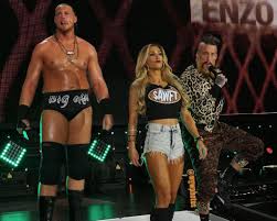 Nxt It S Enzo Amore Colin Cassady And Carmella My Name Is Enzo Amore And I Am A Certified G And A Bona Fide Stud A Wwe Divas Wwe Superstars Wwe Wrestlers