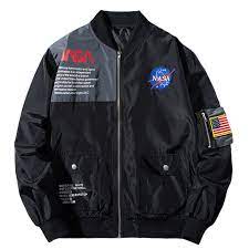 Nasa Bomber Biker Bomber Jacket Nasa Clothes Nasa Jacket