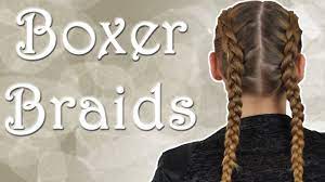 boxer braids variante 1 hollandischer zopf haareflechten youtube