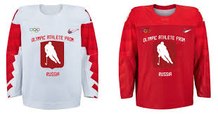 Russian athletes will compete under the acronym roc for the russian olympic committee. Russia S Neutral Olympic Hockey Jerseys May Have Leaked Per Report Sbnation Com