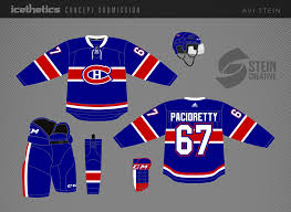 The last time the canadiens wore a primary blue jersey was during their centennial season celebrations. Bleu For Montreal Icethetics Co Hockey Sweater Nhl Jerseys Hockey Uniforms