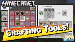 How To Craft Basic Tools And Farming To Make Bread In Minecraft Survival Crafting Recipes Minecraft Survival Basic Tools