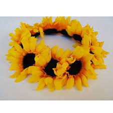 Popular Items For Flower Crown On Etsy Flower Crown Sunflower Flower Sunflower Headband