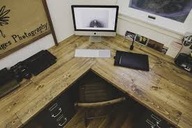 The Road Rustic Desk Project Wooden Corner Desk Diy Corner Desk Rustic Desk