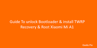 · then select wipe all data option. Tutorial To Unlock Bootloader Install Twrp Recovery Root Xiaomi Mi A1