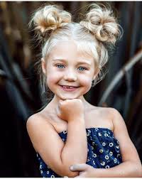 Black little girls also experience the same problem, but here are some of the best hairstyles appropriate for. Little Girl Space Buns Hairstyle Baby Hairstyles Kids Hairstyles Girls Kids Hairstyles