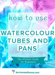 How to make a watercolor background without watercolors | use tombow dual brush pens and a sprayer to create beautiful watercolor washes today, stencils can come in basic shapes as well as really intricate designs. How To Use Watercolour Tubes And Pans Ultimate Guide For Beginners Kerrie Woodhouse