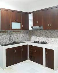 Contoh Ide Kitchen Set Minimalis Desain Dapur Kecil Interior Dapur Dapur Rumah