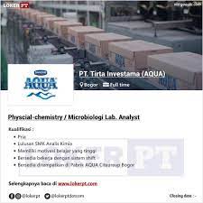 Lowongan kerja management trainee pt kb finansia multi finance (kreditplus). Loker Pabrik Lowongan Kerja Pt Tirta Investama Aqua Facebook