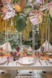 Tropical Center Piece Idea In 2020 Best Wedding Planner Tropical Wedding Inspiration Event Planning Decorations