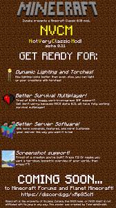 There is a lot that i have to thank minecraft for, and there will be much more that i can thank it for. Check Out An Upcoming Minecraft Classic 0 30 Mod Nvcm Not Very Classic Mod Goldenageminecraft