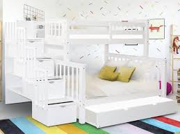 If yes, this is the perfect choice for you. Bunk Beds Twin Over Full Stairway White Trundle 998