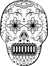 Day Of The Dead Coloring Page Skull Coloring Pages Coloring Pages Day Of The Dead Skull