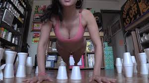 Jamie Daniels aka Jamiedaniels OnlyFans - I had done a series of these  customs, where I had to do a lot of butt crushing of the styrofoam cups -  Fetish-themed Porn video