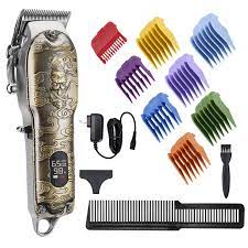 Men's hairstyles keep getting longer. Amazon Com Resuxi Hair Clippers For Men Cordless Clippers For Hair Cutting Professional Barber Clipper Set Wireless Hair Cutter Barber Machines Mens Hair Trimmer Beard Trimmer Kit Led Display All Metal Body Beauty