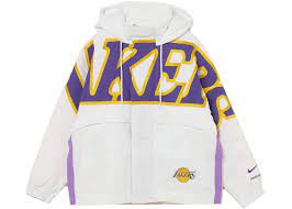Let everyone know where your allegiance lies. Nike X Ambush Nba Collection Lakers Jacket White Purple Gold Fw20