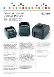 Driver settings are now correctly updated after being imported. Zebra Advanced Desktop Printers Manualzz
