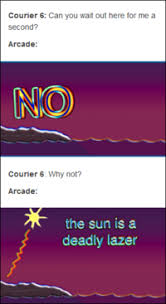 The sun is a deadly laser. The Sun Is A Deadly Lazer Image Gallery List View Know Your Meme