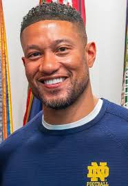 Coach Freeman is the first African American head coach to win his inaugural  playoff game in the college football playoffs; salute to my brother, go  Irish!