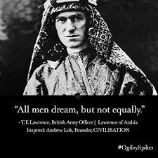 To england and arabia both? Lawrence Of Arabia Quotes Dream Quotesgram