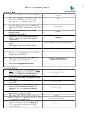 12 downloads 252 views 465kb size. 2014 Acls Review Questions Pdf 1 Aha Acls Review Questions Section 1 Bls What Is Your Priority In Care For A Pulseless Patient 1 2 3 4 5 6 7 What Is Course Hero