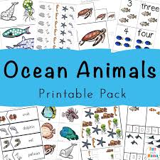 Watch the video to find out about these amazing creatures! A Super Fun Ocean Animals Printable Pack For Kids
