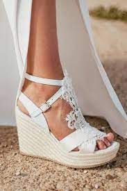 Wedding Wedges Shoes To Walk On Cloud For Bride Beach Wedding Shoes Bride Shoes Wedding Shoes Sandals