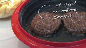 Cuire Cuisiner Faire Faire La Cuisine Truquer Falsifier Cuire Un Steak Hache Surgele Au Micro Onde