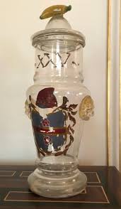 This apothecary jar works great as everyday home décor. A Set Of Five Venetian Glass Apothecary Jars Circa 1850 Ref 82634