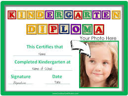 Gallery of √ 20 preschool graduation certificate templates ™. Free Custom Kindergarten Graduation Certificates