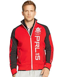 Black And Red Polo Jacket Polo Ralph Lauren Black Watch Pieced Track Jacket Hoodies Sweatshirts Men Macy S Mens Outdoor Jackets Mens Sweatshirts Ralph Lauren Outfits