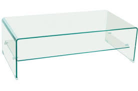 Optez ainsi pour une table basse. Table Basse En Verre Transparent Otta Table Basse Pas Cher