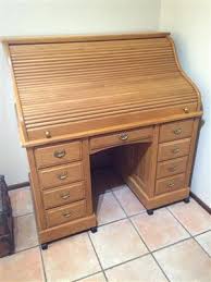 Jasper cabinet faux bamboo roll top desk with key extremely rare ! Solid Oak Roll Top Desk For Sale Junk Mail