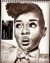 Artist Artistic Black Unicorn Day 16: Janelle Monáe . “I feel myself  becoming the fearless person I have dreamt of being. Have I arrived? No.  But I'm constantly evolving and challenging myself