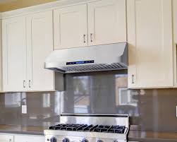 Under cabinet range hood with ducted / ductless convertible duct, slim kitchen stove vent with, 3 speed exhaust fan, reusable filter and led lights in stainless steel at amazon.com. Cos Qs90 36 Under Cabinet Stainless Steel Range Hood With Digital Touch Controls Cosmo Appliances